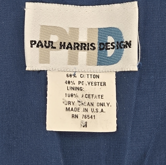 Vintage Paul Harris Design Vest with Kitty Cats And Teddy Bears  SIZE: Medium - Picture 4 of 8